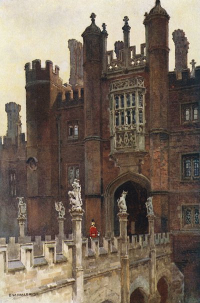 Wielka Brama, Wejście Zachodnie (kolor lito) autorstwa Ernest William Haslehust