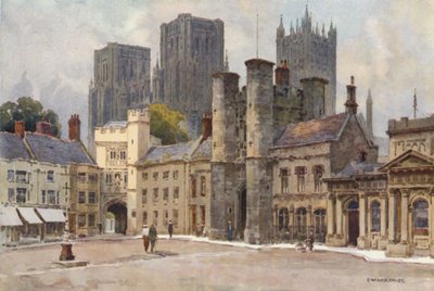Rynek, Wells (kolor lito) autorstwa Ernest William Haslehust