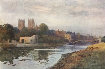 York z Ouse (kolor lito) autorstwa Ernest William Haslehust