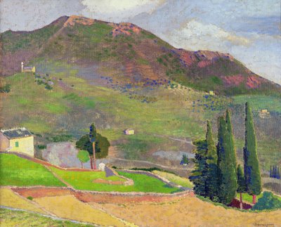 Góra Ste. Zwycięstwo (olej na płótnie) autorstwa Ernest Yarrow Jones