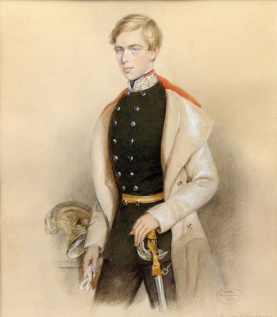 Arcyksiążę Ferdynand Maksymilian Austrii 1832-1867, 1850. autorstwa Erni von Hüttenbrenner