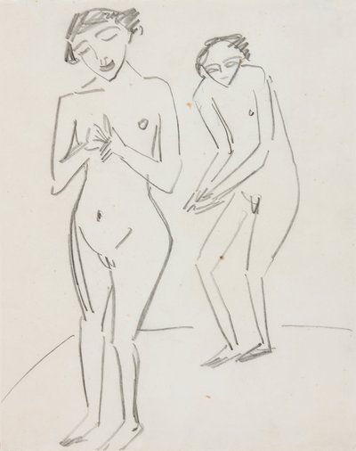 Mężczyzna i kobieta autorstwa Ernst Ludwig Kirchner