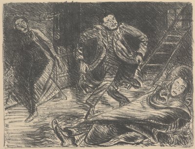 Desperate Dance, ilustracja do spektaklu „Der Arme Vetter (Biedny kuzyn)” autorstwa Ernst Barlach