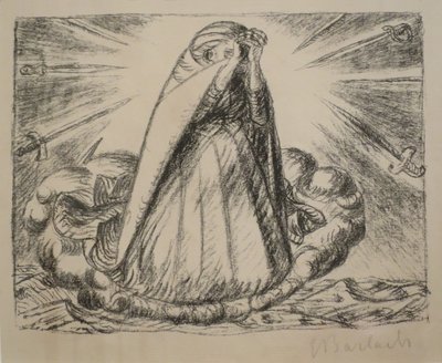"Daj nam pokój", autor: Ernst Barlach, 1916, Muzeum Sztuki w Honolulu, 18782 autorstwa Ernst Barlach