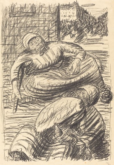 Ulica w Warszawie autorstwa Ernst Barlach