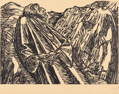 Klify, 1920. autorstwa Ernst Barlach