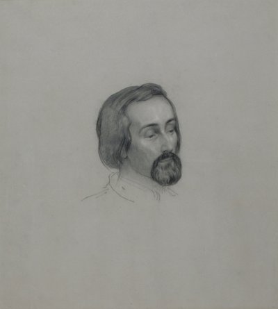 Portret poety Heinricha Heinego 1797-1856, 1851 autorstwa Ernst Benedikt Kietz