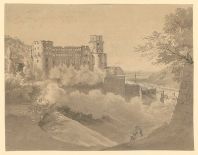 Heidelberg. Widok na zamek autorstwa Ernst Fries
