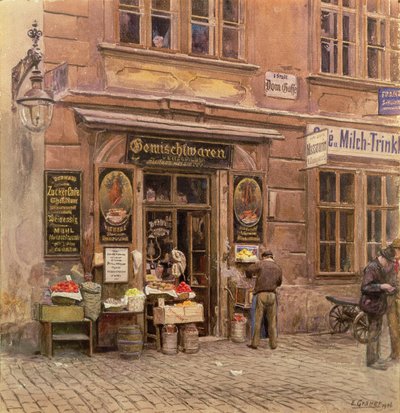 Sklep wielobranżowy, Wiedeń, 1906 autorstwa Ernst Graner