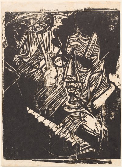 Kompozytor Klemperer, 1916. autorstwa Ernst Ludwig Kirchner