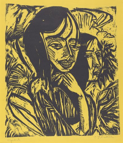 Dziewczyny z Fehmarn, 1913. autorstwa Ernst Ludwig Kirchner