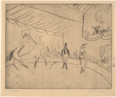 Hipodrom, 1910. autorstwa Ernst Ludwig Kirchner