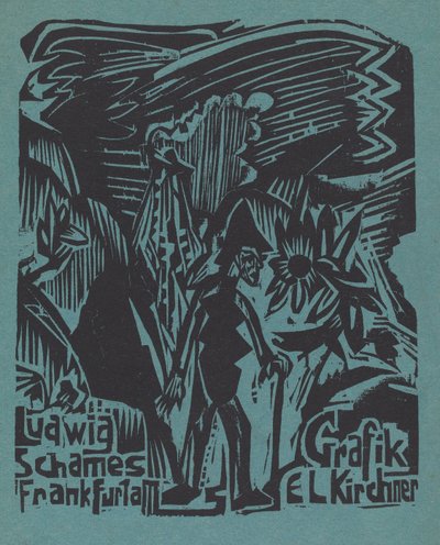 Ludwig Schames Frankfurt a M Grafik E L Kirchner Ludwig Schames Frankfurt a M..., 19191920. autorstwa Ernst Ludwig Kirchner