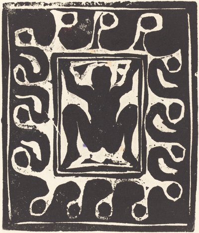 Naga tancerka, 1906. autorstwa Ernst Ludwig Kirchner
