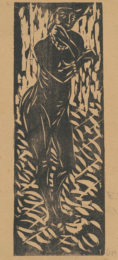Akt z biżuterią, 1906. autorstwa Ernst Ludwig Kirchner