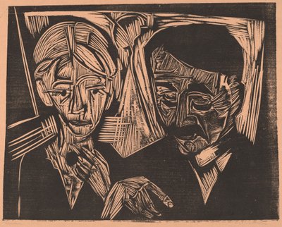 Małżeństwo Müller, 1919. autorstwa Ernst Ludwig Kirchner