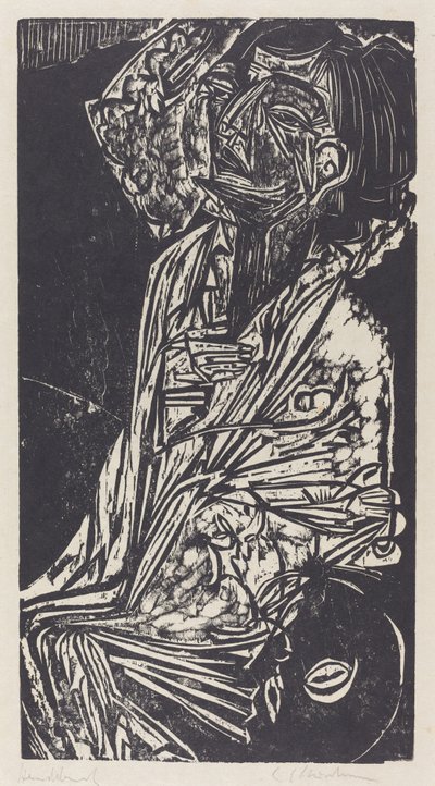 Żona profesora Goldsteina, 1916. autorstwa Ernst Ludwig Kirchner