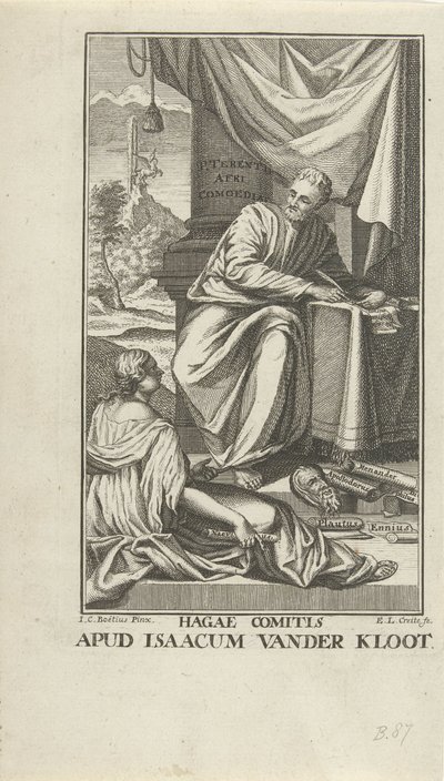 Titelpagina voor Comedy voor Terentius Komedie (tytuł na obiekcie) autorstwa Ernst Ludwig Creite