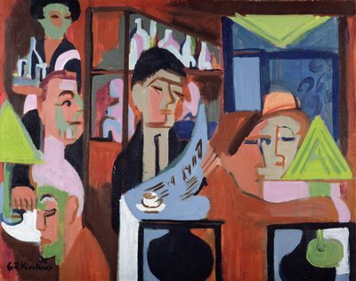 Kawiarnia w Davos autorstwa Ernst Ludwig Kirchner