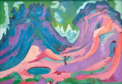 Amselfluh autorstwa Ernst Ludwig Kirchner