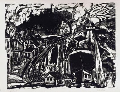 Stacja Königstein im Taunus autorstwa Ernst Ludwig Kirchner