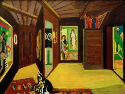 Bergatelier autorstwa Ernst Ludwig Kirchner
