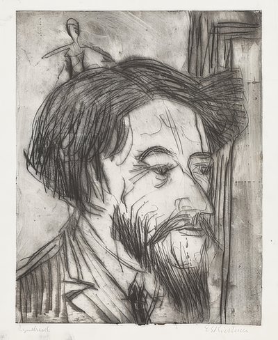 Portret profesora Enrico Padwy. 1923 autorstwa Ernst Ludwig Kirchner