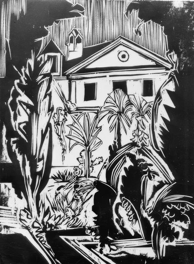 Ogród Botaniczny (Jena) autorstwa Ernst Ludwig Kirchner