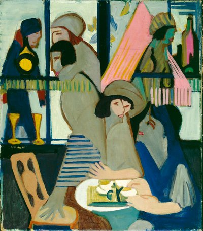 Kawiarnia autorstwa Ernst Ludwig Kirchner