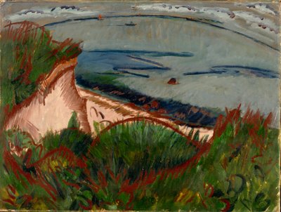 Nadmorski krajobraz na Fehmarn autorstwa Ernst Ludwig Kirchner