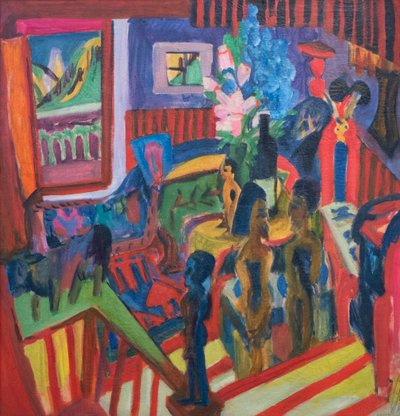 Narożnik pracowni, 1920. autorstwa Ernst Ludwig Kirchner