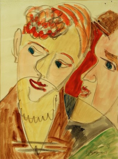 Hembusse (kochankowie H.) autorstwa Ernst Ludwig Kirchner