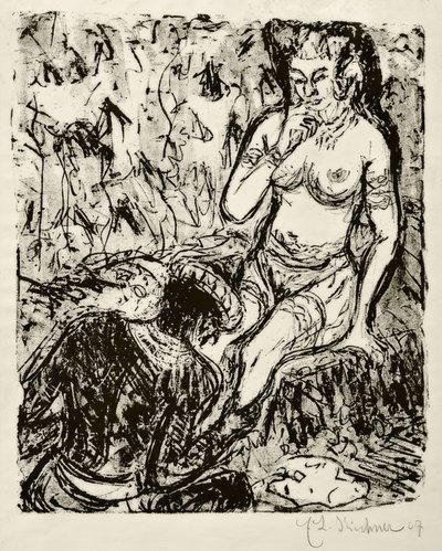 Hołd autorstwa Ernst Ludwig Kirchner