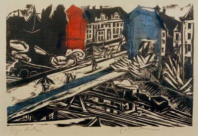 EL Kirchner, wiadukt wiaduktu Wannseebahn autorstwa Ernst Ludwig Kirchner