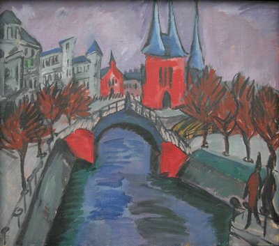 Elisabethufer autorstwa Ernst Ludwig Kirchner