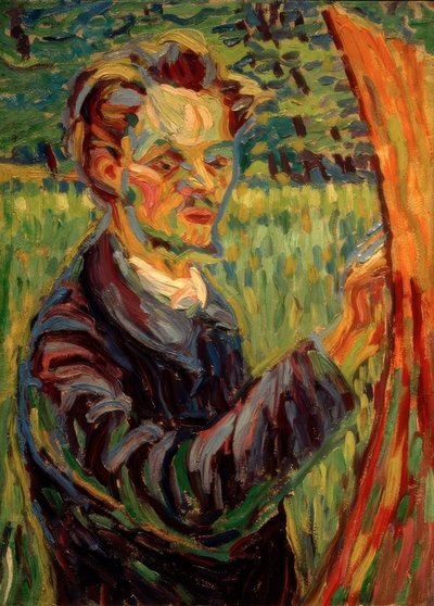 Erich Heckel autorstwa Ernst Ludwig Kirchner