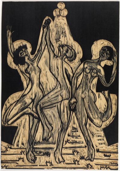 Taniec kolorów, zestaw do rysowania autorstwa Ernst Ludwig Kirchner