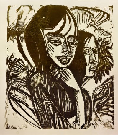 Dziewczyny z Fehmarn autorstwa Ernst Ludwig Kirchner