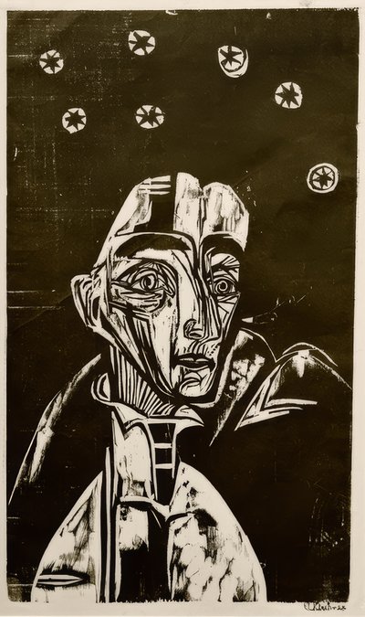 Kobieta w nocy autorstwa Ernst Ludwig Kirchner