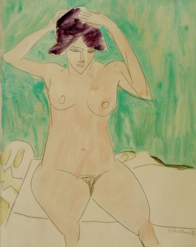 Kobieta w kapeluszu - dodo autorstwa Ernst Ludwig Kirchner