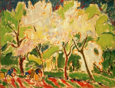 Wiosenny krajobraz autorstwa Ernst Ludwig Kirchner