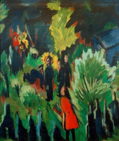 Ogród Graef w Jena autorstwa Ernst Ludwig Kirchner