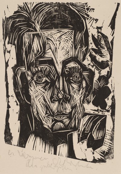 Kierownik dr Robert Binswanger (student) autorstwa Ernst Ludwig Kirchner