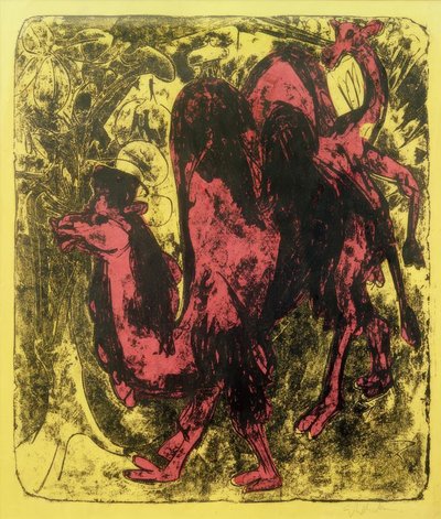 Wielbłąd i dromader autorstwa Ernst Ludwig Kirchner