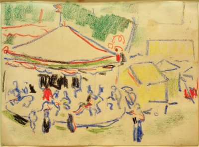 Karuzela autorstwa Ernst Ludwig Kirchner