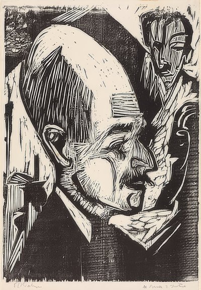 Kierownik dr. Rolnik. 1921 autorstwa Ernst Ludwig Kirchner