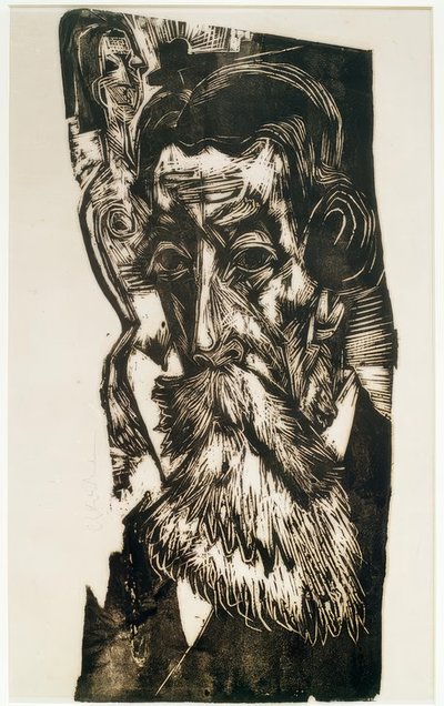Szef Ludwig Schames autorstwa Ernst Ludwig Kirchner