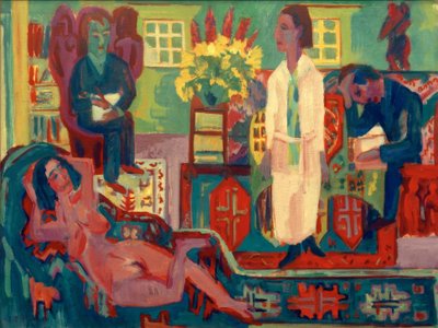 Nowoczesna czeska autorstwa Ernst Ludwig Kirchner