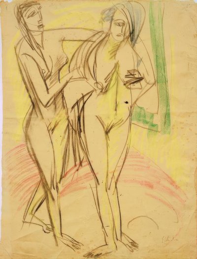Po kąpieli autorstwa Ernst Ludwig Kirchner