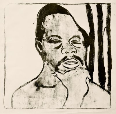 Negerkopf autorstwa Ernst Ludwig Kirchner